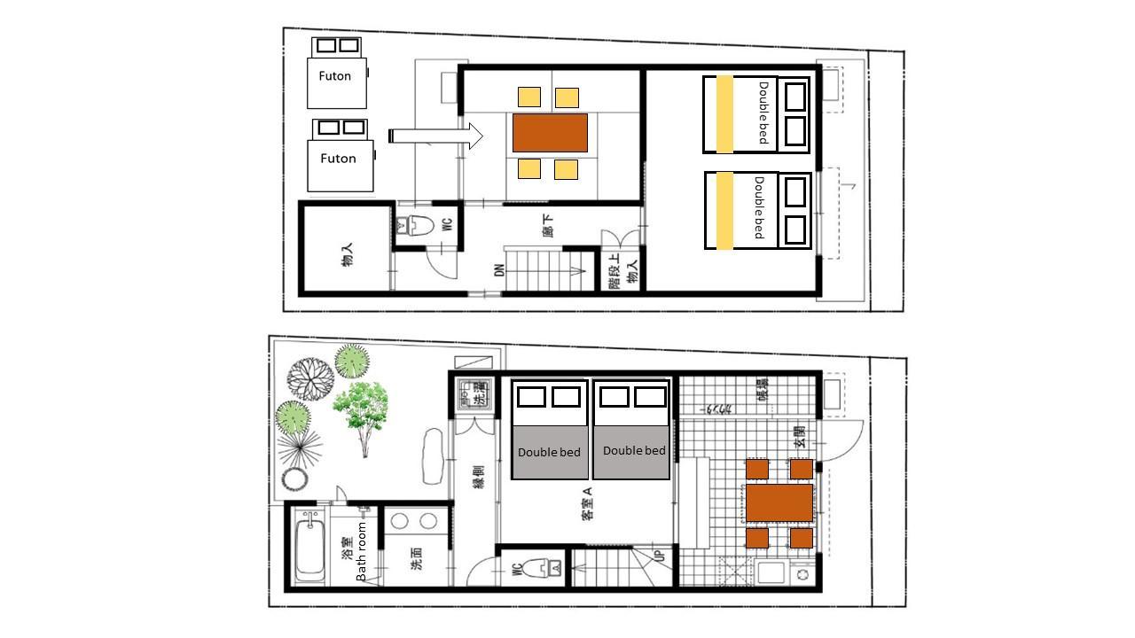 Kyo-Machiya Hatago Kujo Kyōto Exterior foto